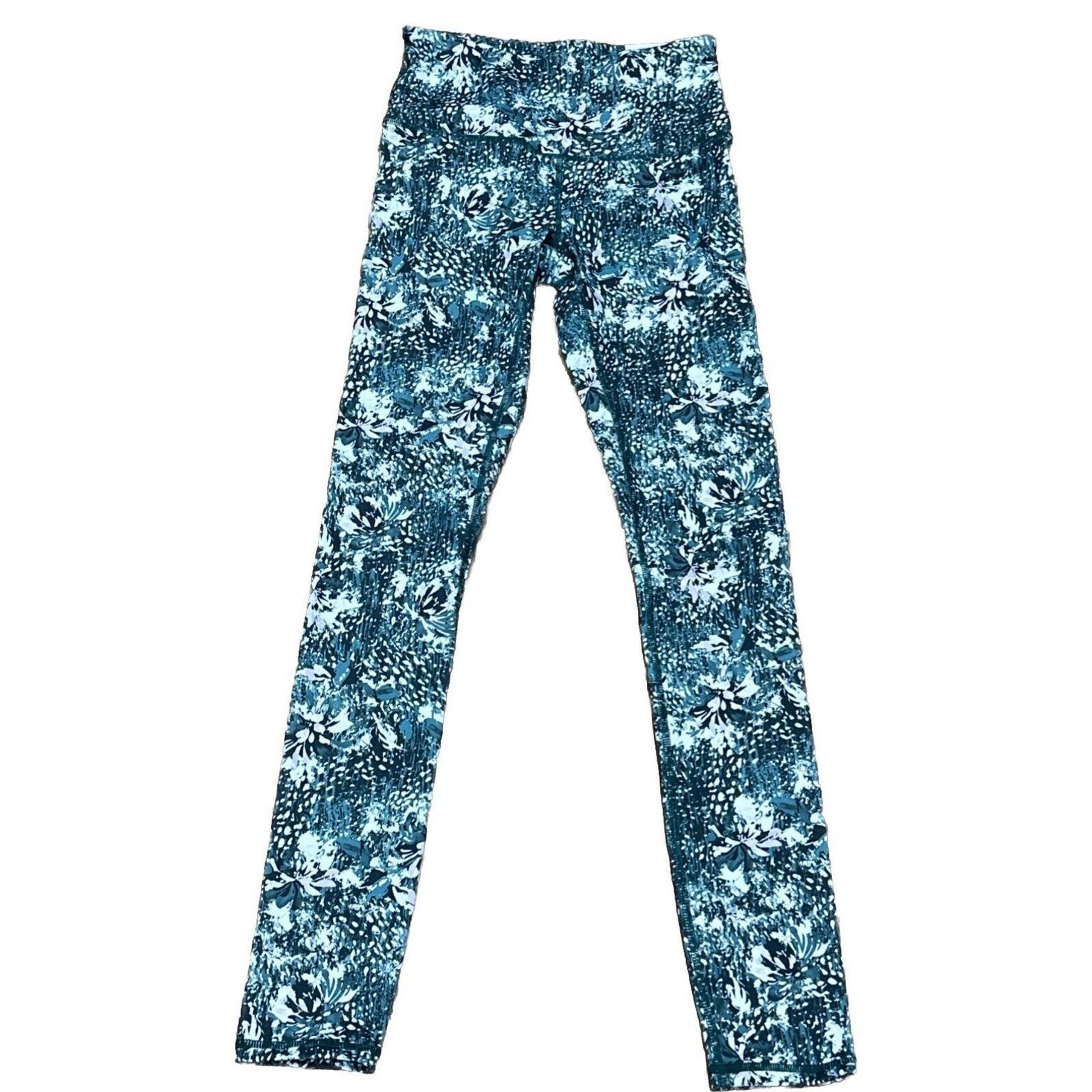 GAIAM- XS High Waist Ankle Floral Leggings NEW NWT
