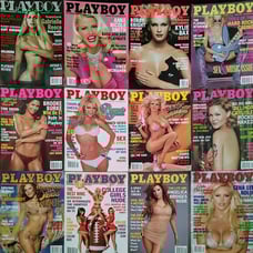 2001 Playboy Magazines
