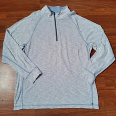 Tommy Bahama Reversible 1/4 Zip Long Sleeve Shirt M New