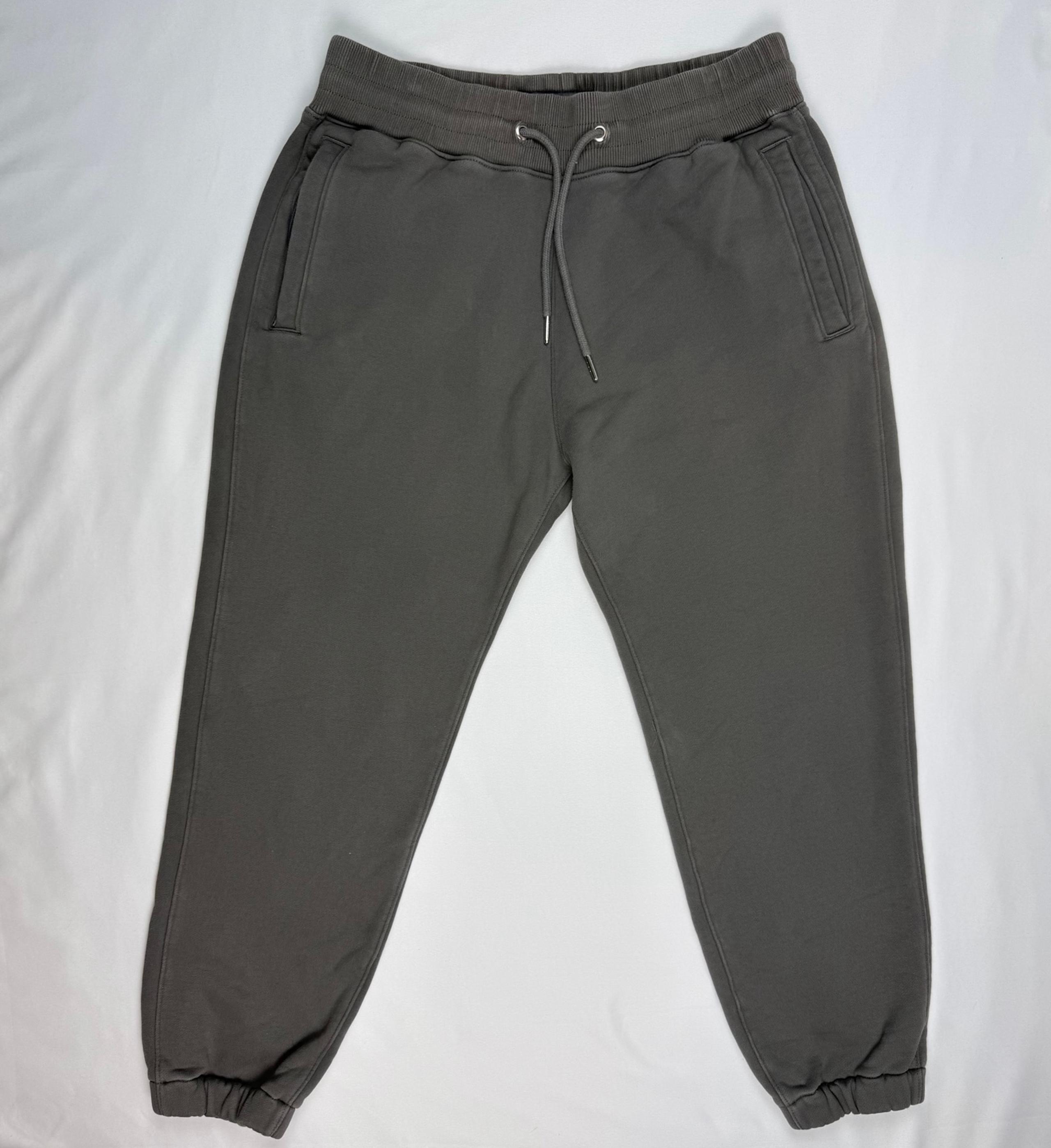 Abercrombie & Fitch Mens Premium Heavyweight Sweatpants Sz Medium Overdyed B2