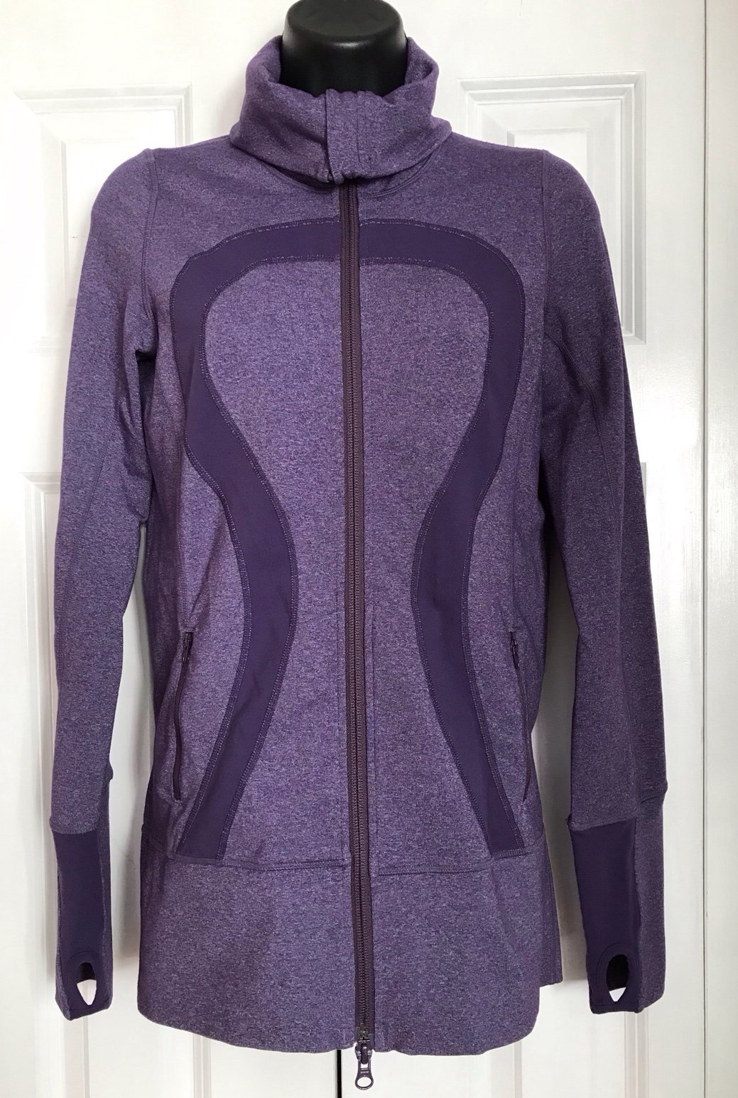 Lululemon 4 Luon in Stride Jacket Heathered Concord Grape Purple ( Size 4)
