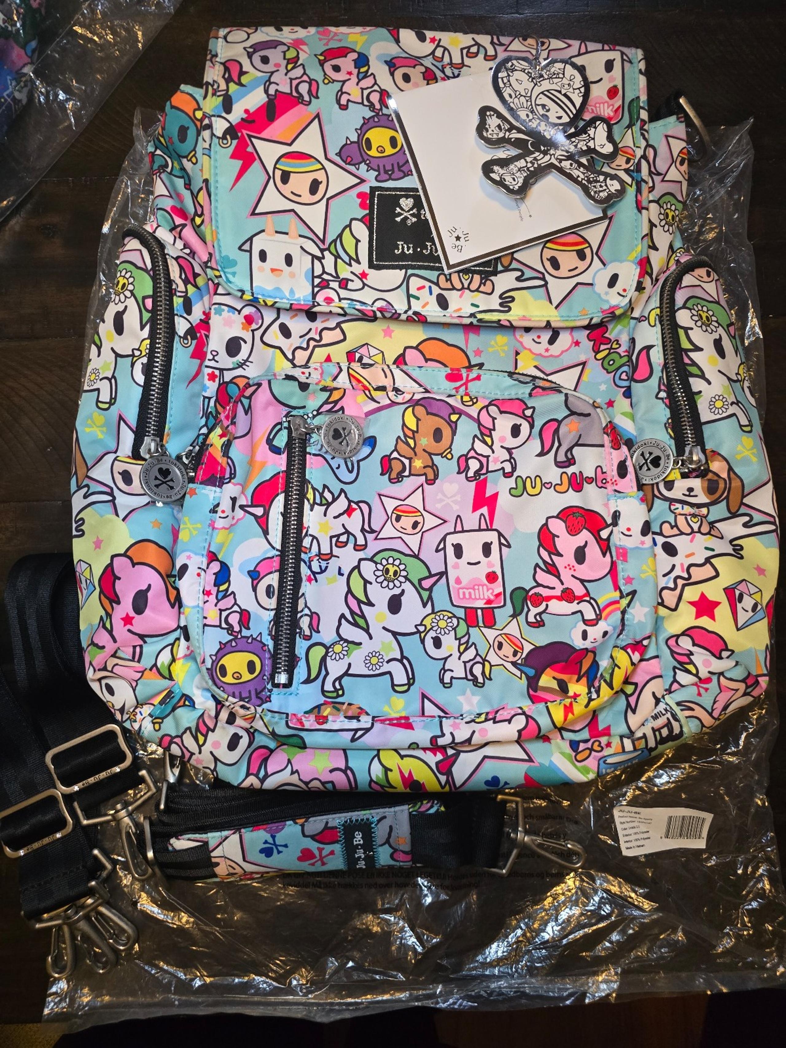 Jujube Tokidoki Unikiki 2.0 Be Sporty NWT unicorno margherita & baby unicorn ppp