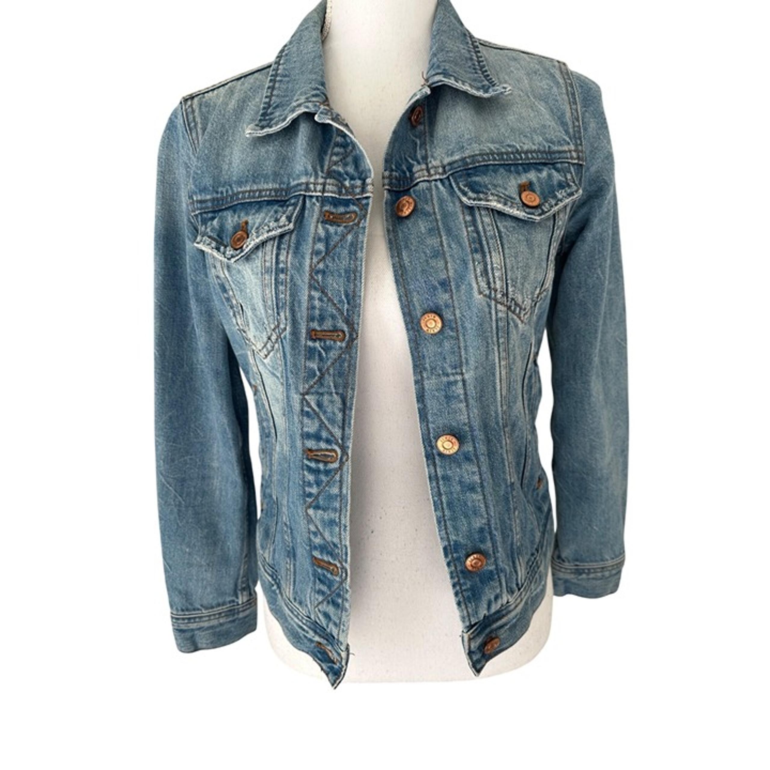 J.Crew Classic Denim Jean Jacket Womens Size XS