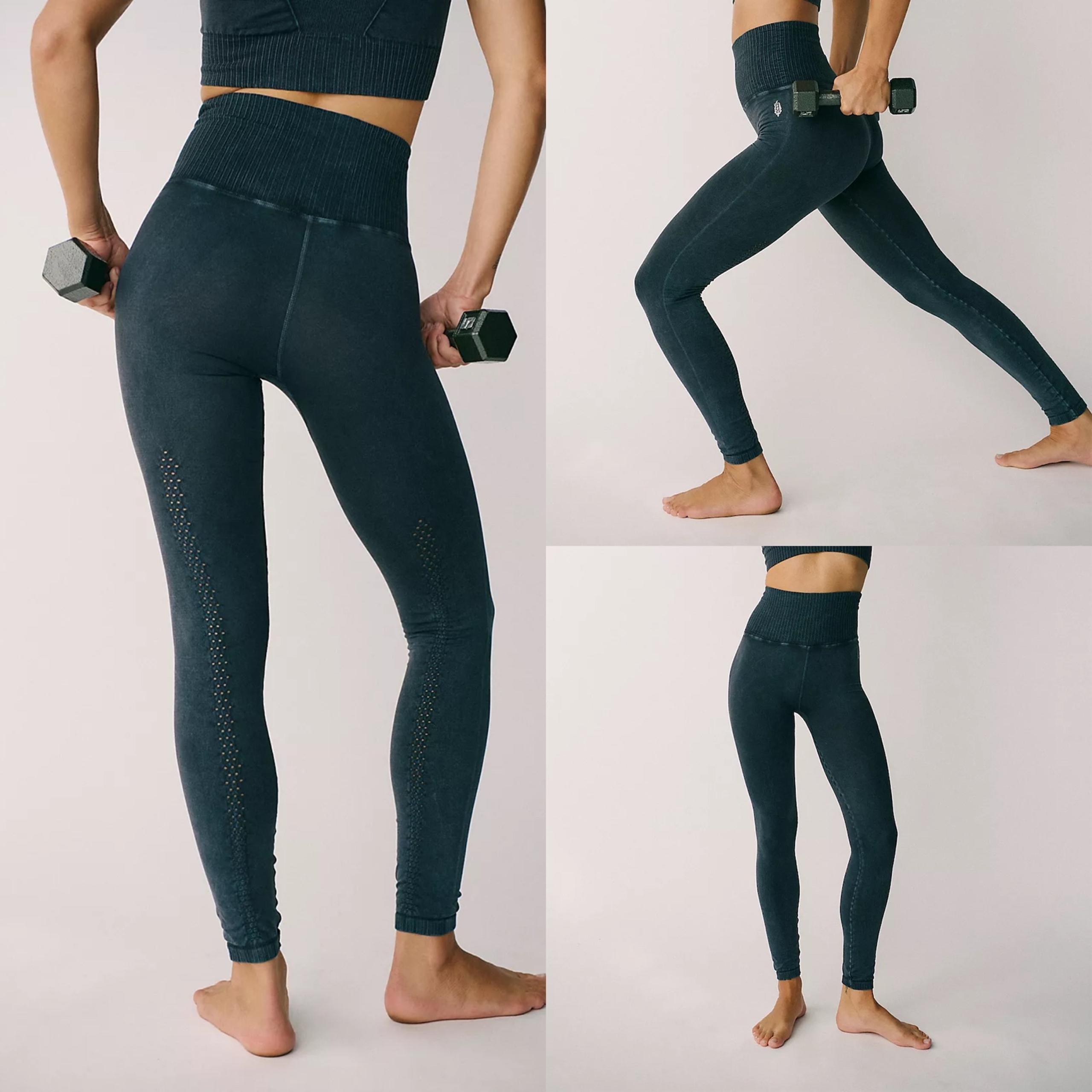 Free People Movement High-Rise 7/8 Length Good Karma Leggings Workout Running