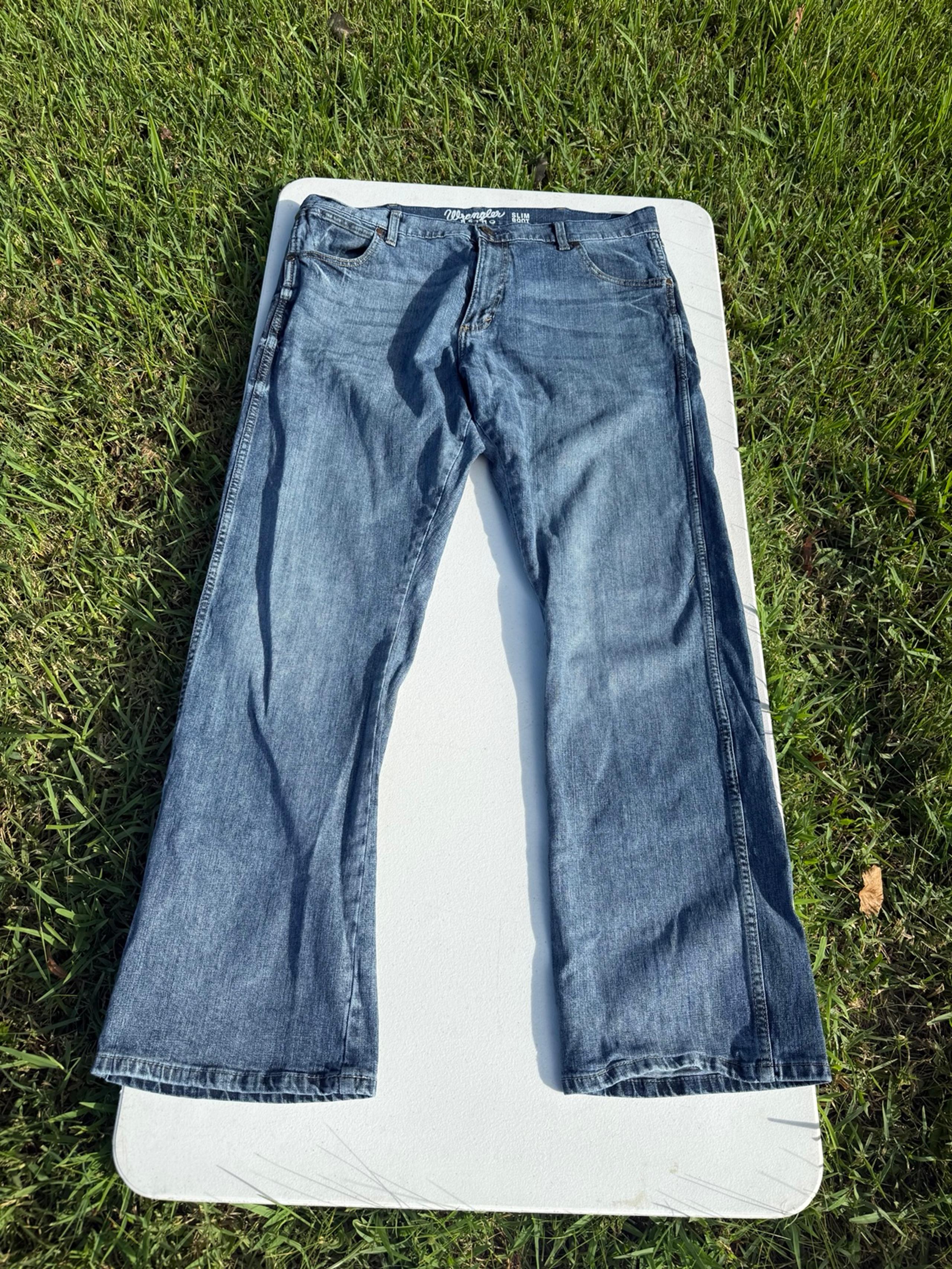 Wrangler men jeans slim bootcut 36x34