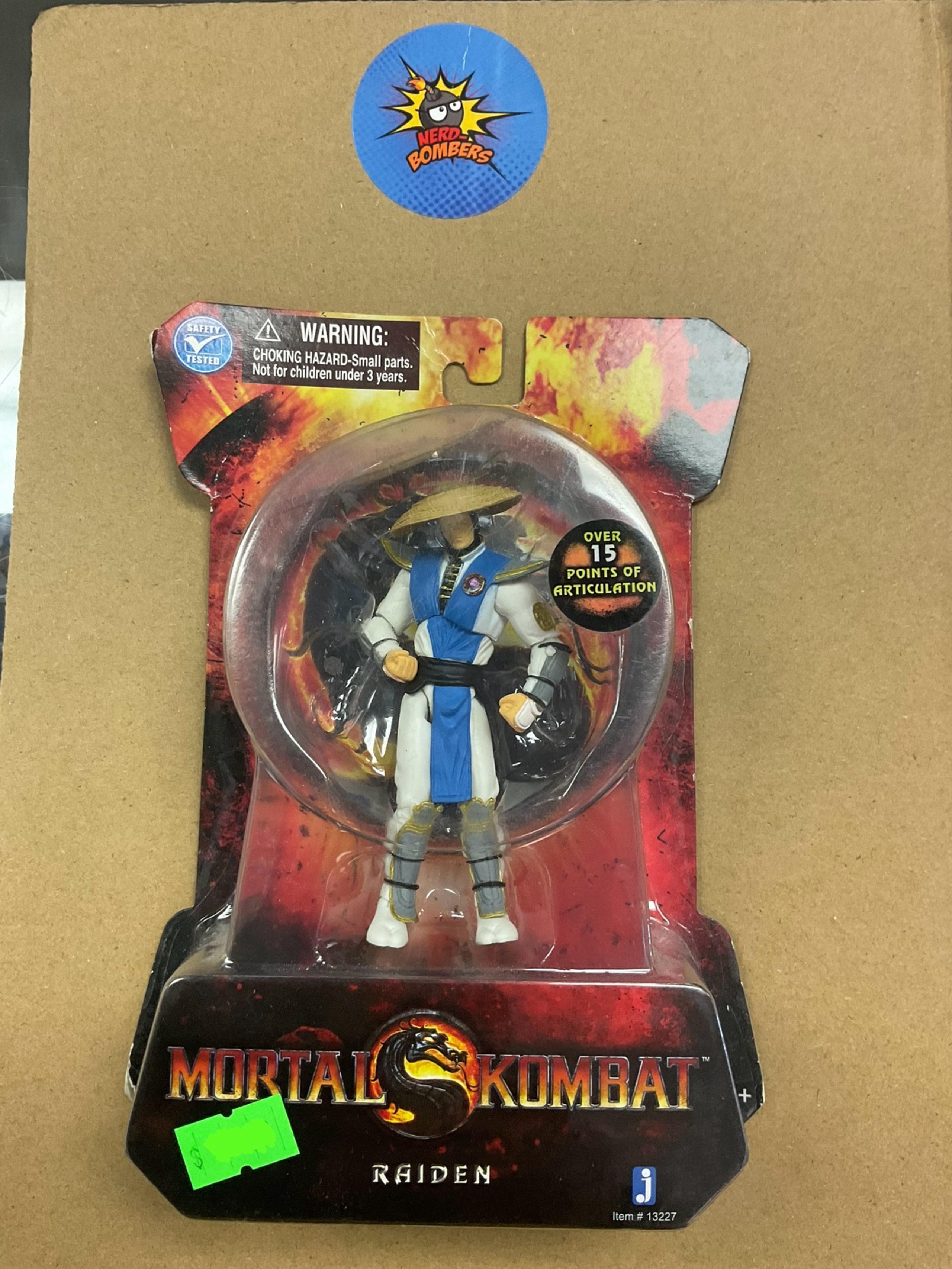 Jazwares Inc. Mortal Kombat - RAIDEN Posable Action Figure NEW/COMPLETE