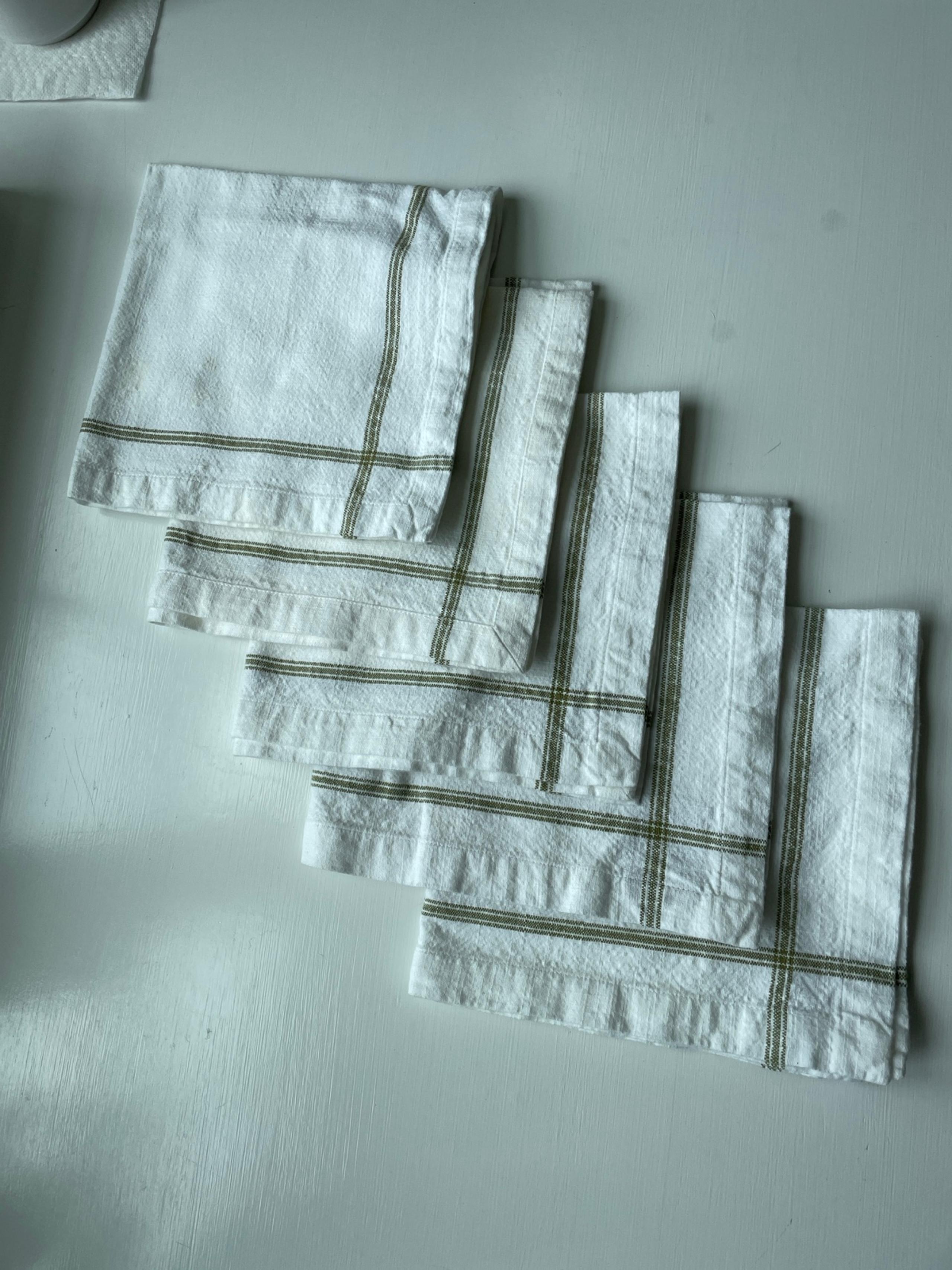 Pottery Barn Napkins: lot of 5