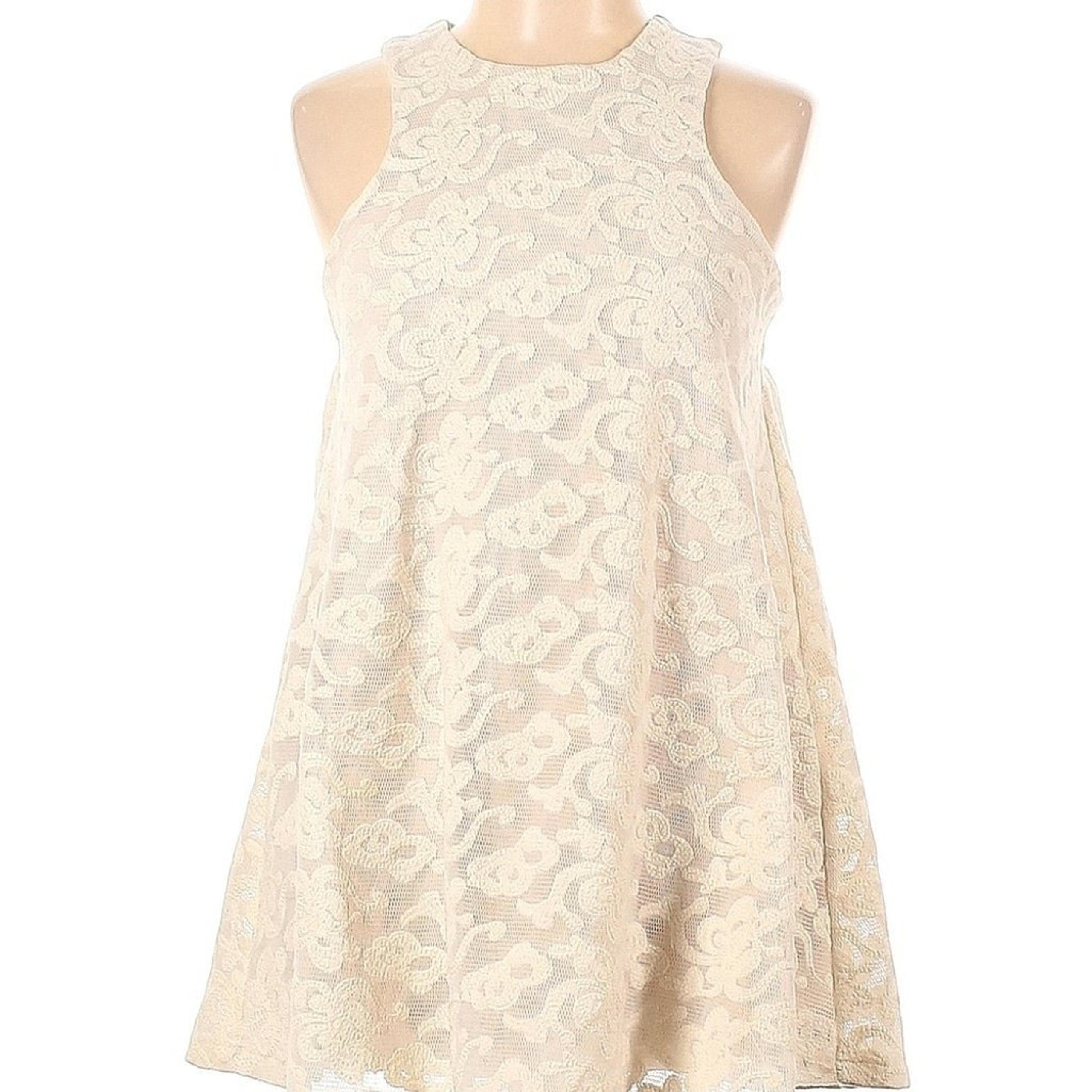 JOA Women Ivory Cocktail Dress