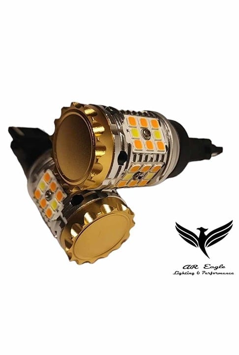 3157 3057 LED Switchback W+Y 100% CAMBUS 1999-2013 GMC Sierra Yukon & XL Denalli