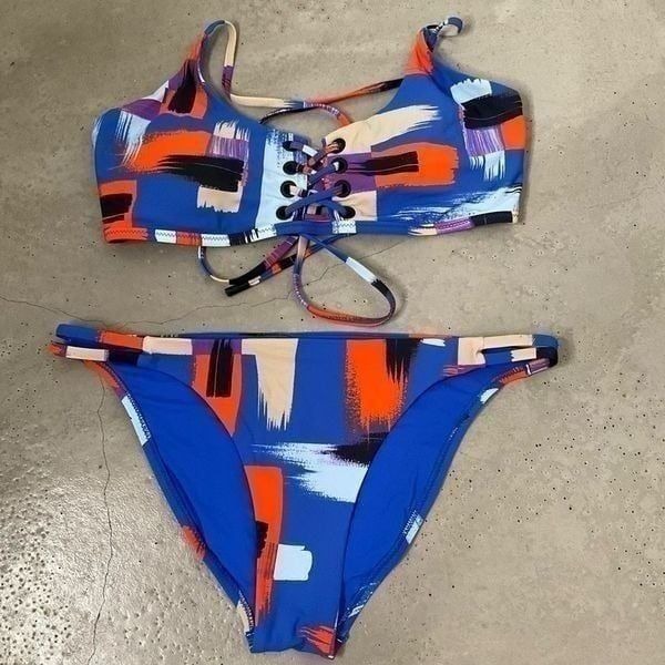 Red Carter Rio Pattern Bikini
