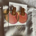 Kendra Scott Didi Rose Gold Statement In Blush Dichroic Glass Drop Earrings