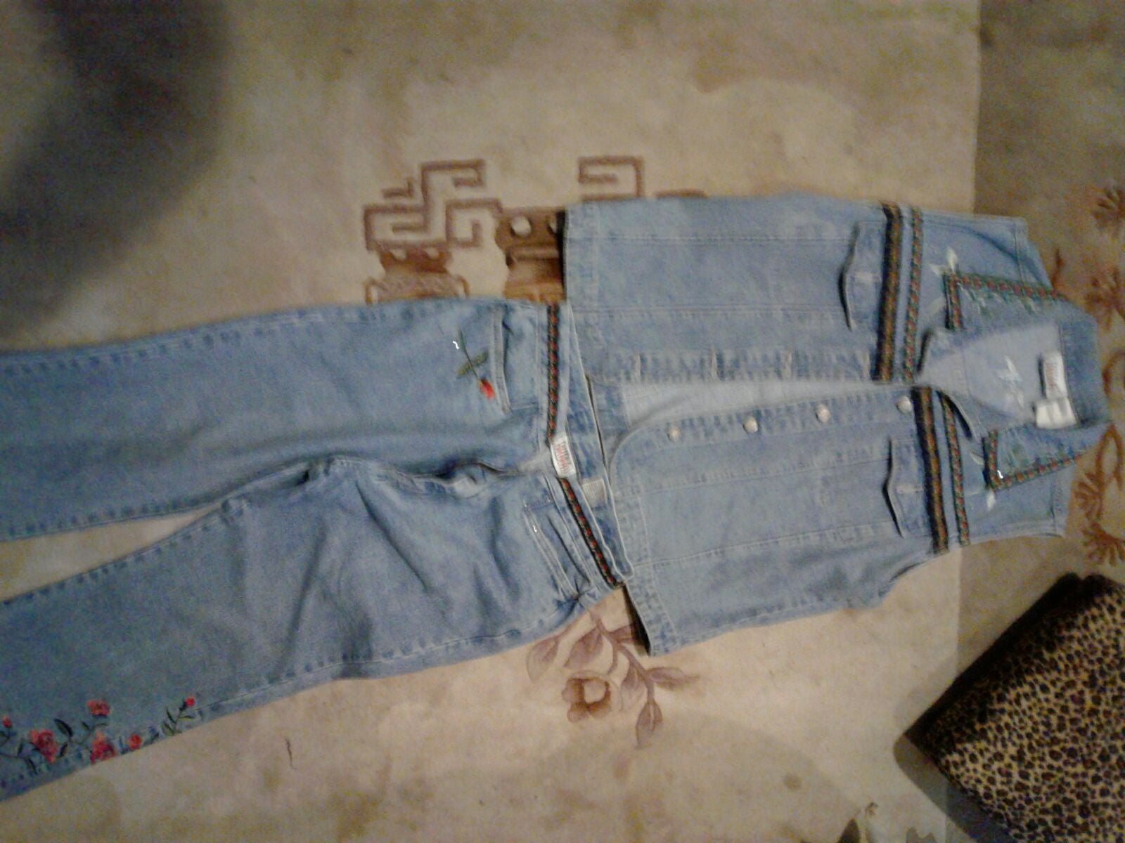 Bill Blass Biker Jean Set