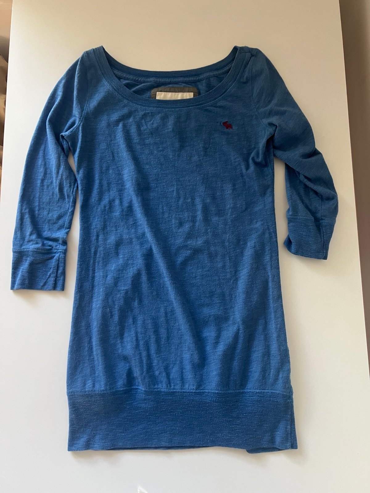 VINTAGE Abercrombie and Fitch Blue Top