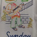retro Southwest Embroidered Martha Stewart 7 days of the week Mexican kitchen