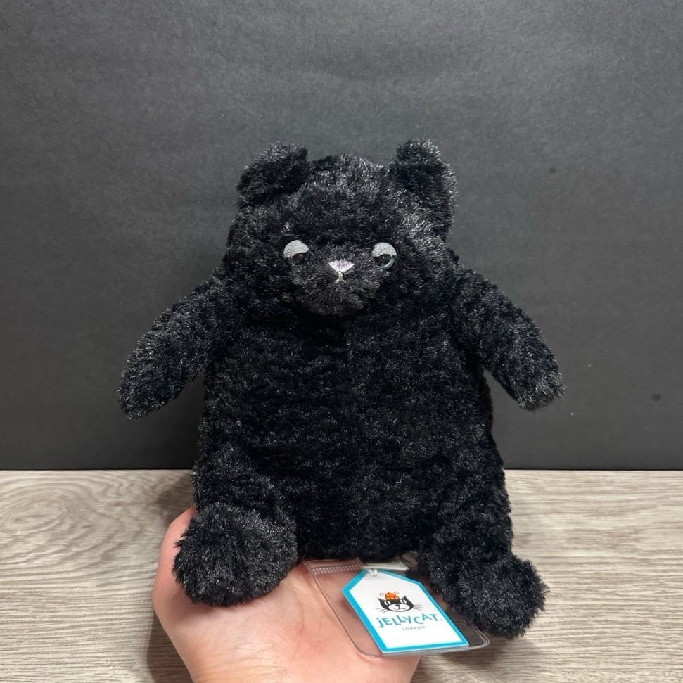 Jellycat SMALL Amore black cat- NWT Retired- SHIPS SAME DAY!