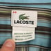 EUC Lacoste Button Up Front Blue Striped Long Sleeve Dress Shirt size Large / 44