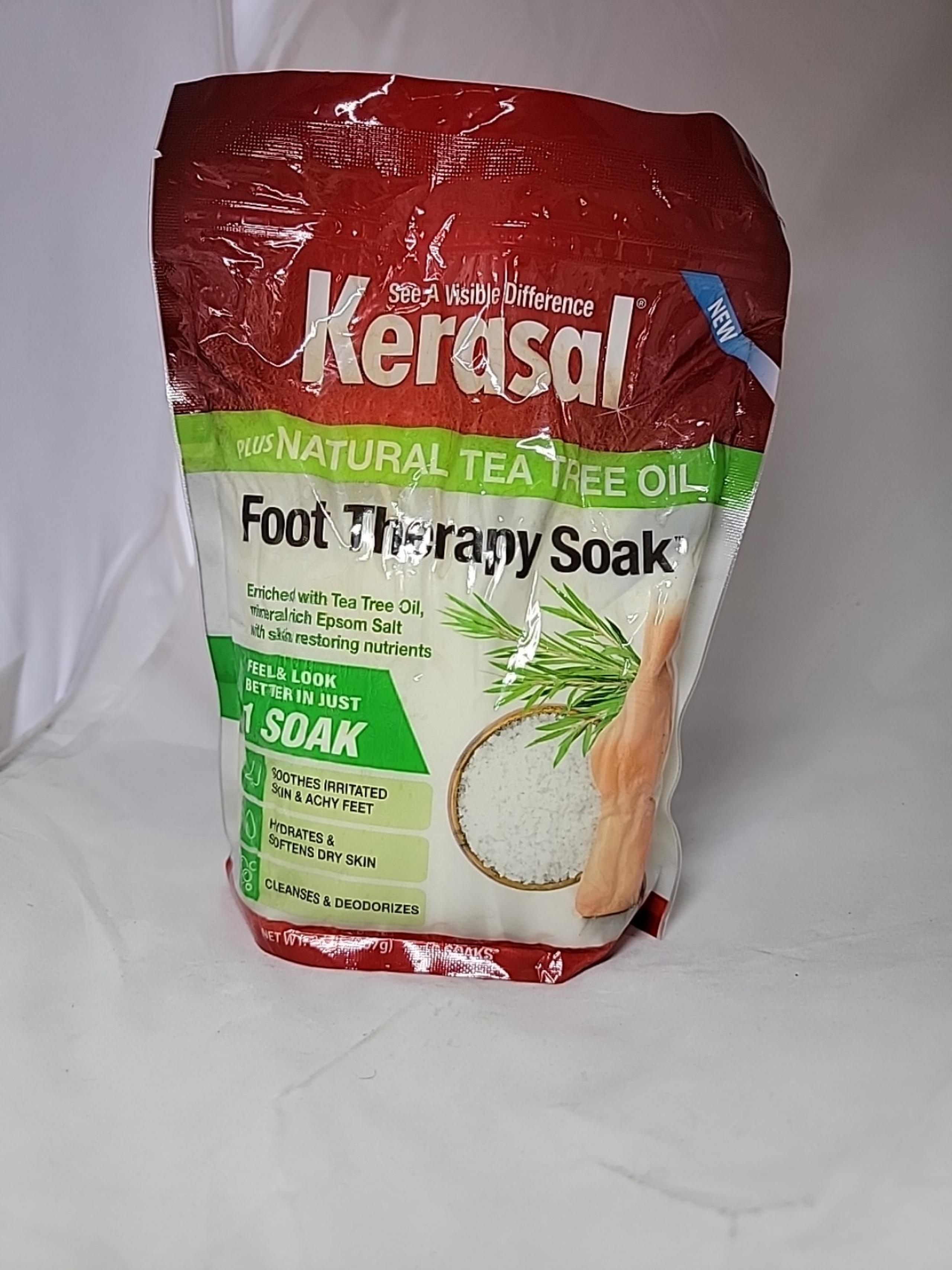 3 X Kerasal Foot Therapy Soak, Foot Soak for Achy, Tired and Dry Feet, 2 lbs