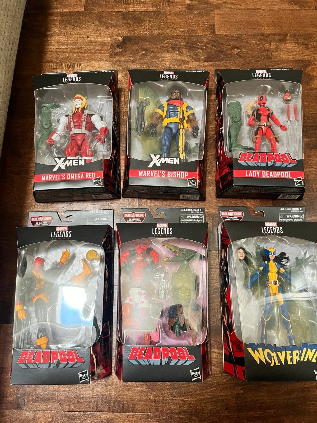 MCU Deadpool Marvel Legends Wave 2 Set of 6 (Sauron BAF)