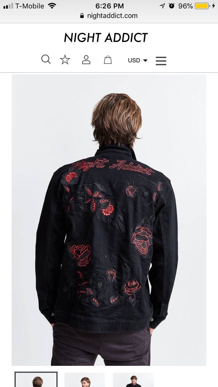 Embroidered Jean Jacket *new*