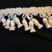 Cream colored 2 Tassle Fringe great for curtains/upholstery/crafts