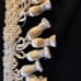 Cream colored 2 Tassle Fringe great for curtains/upholstery/crafts