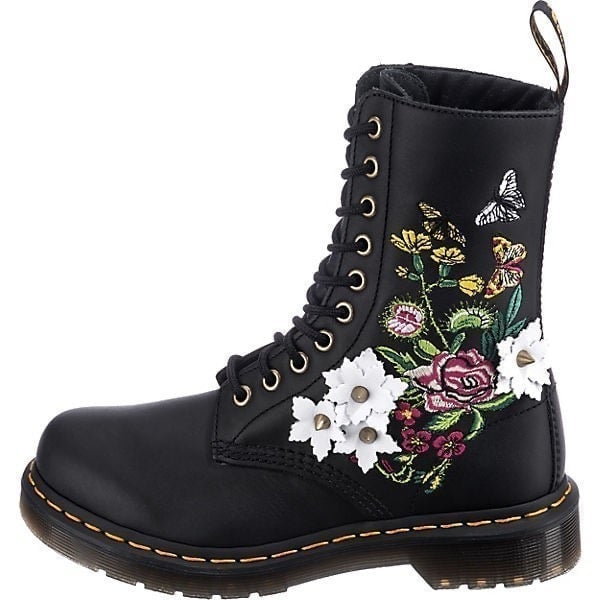 Dr. Martens Women's 1490 Floral Bloom Leather Vonda Butterfly Mid-Calf US 7
