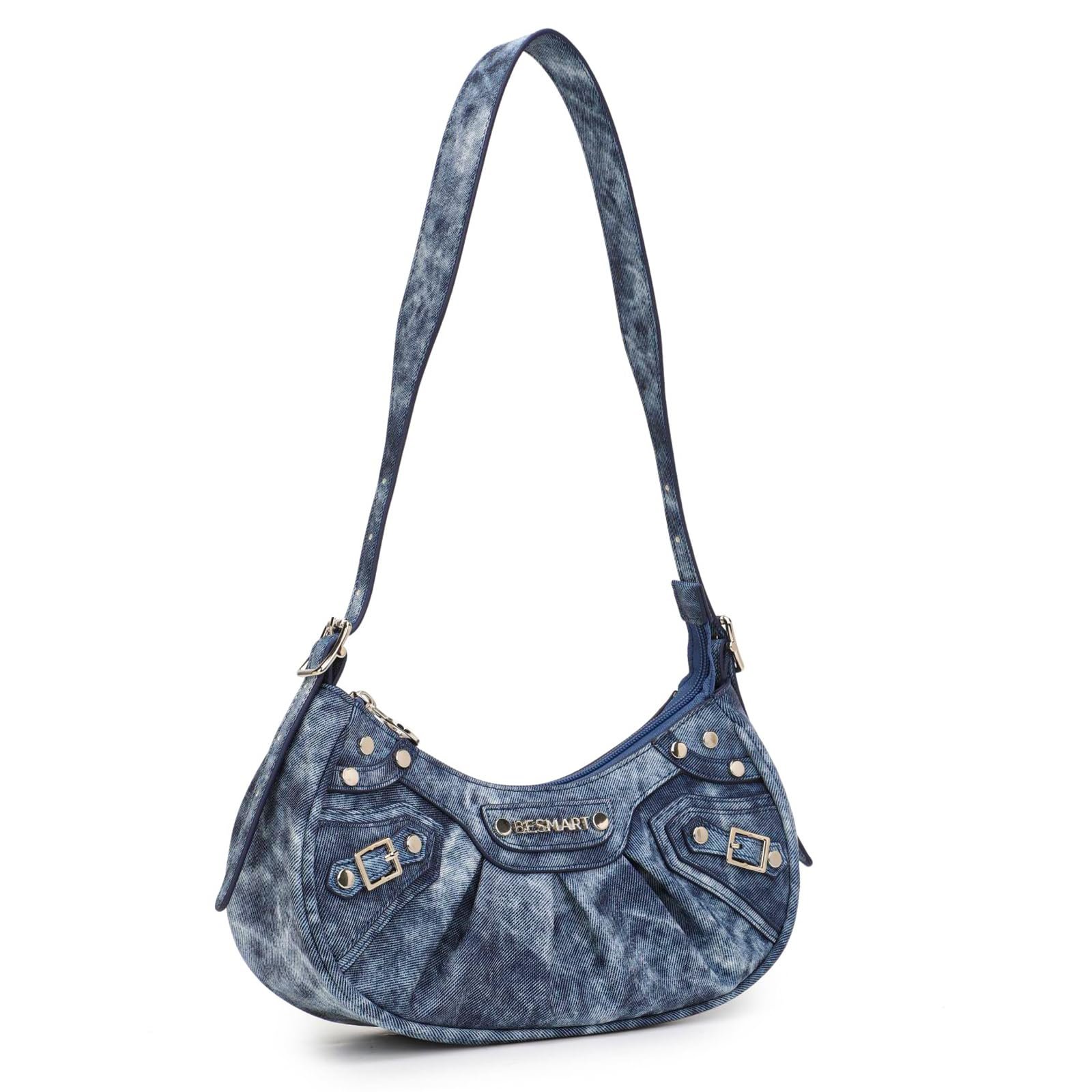 Waterproof Strap Satchel Compact Satchel Hobo Bags, Trendy Pu Luxe