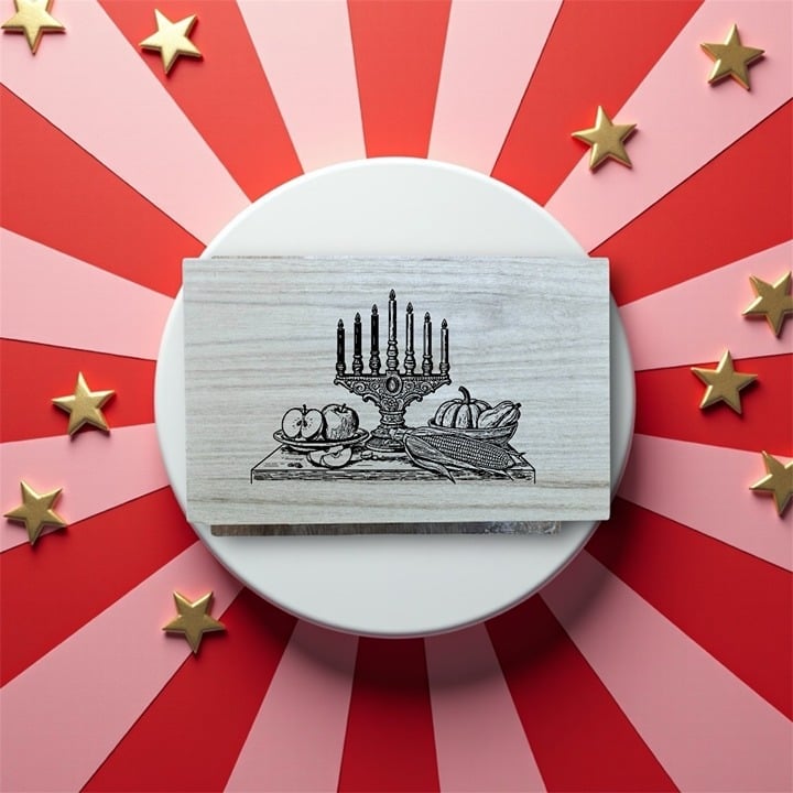 kwanzaa Laser Engraved Box (lower prices on description)