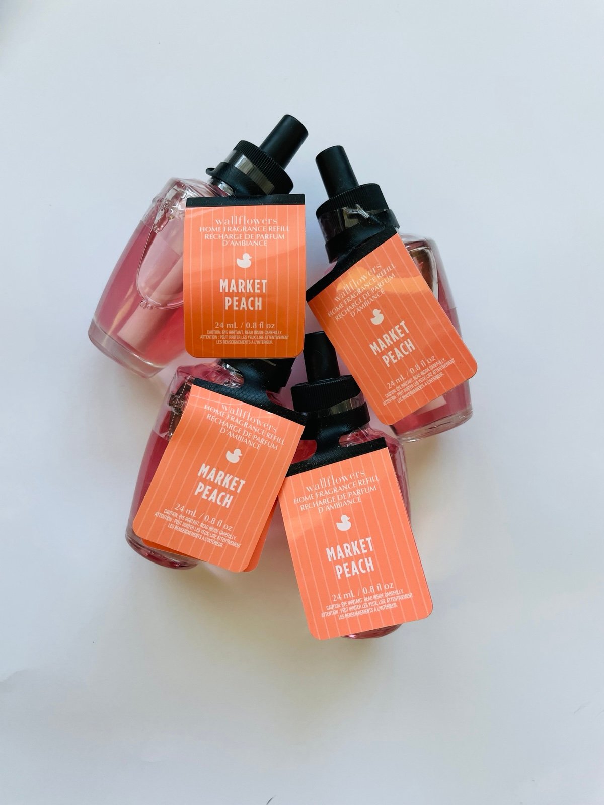 Bath & Body Works New Market Peach Wallflower Refills x2