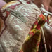 Earthbound Trading Silk Boho Wrap Skirt Brown Floral Paisley Reversible One Size