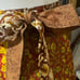 Earthbound Trading Silk Boho Wrap Skirt Brown Floral Paisley Reversible One Size