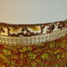 Earthbound Trading Silk Boho Wrap Skirt Brown Floral Paisley Reversible One Size