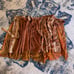 Earthbound Trading Silk Boho Wrap Skirt Brown Floral Paisley Reversible One Size
