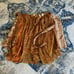 Earthbound Trading Silk Boho Wrap Skirt Brown Floral Paisley Reversible One Size