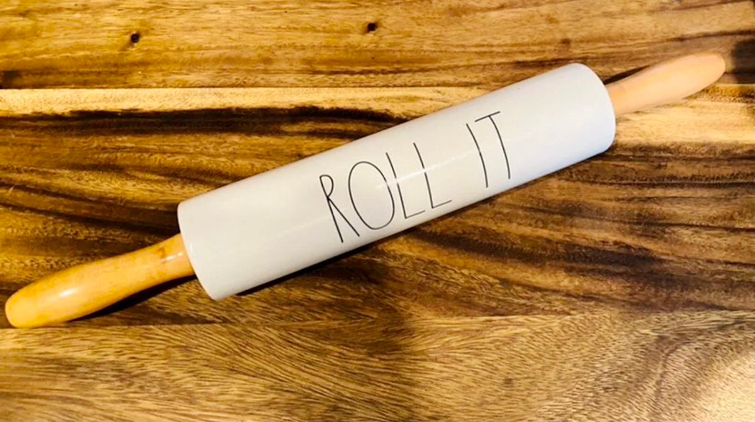 Rae Dunn Roll It Rolling Pin