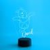 Winnie the Pooh Personalized 3D LED Night Light w/Remote