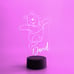 Winnie the Pooh Personalized 3D LED Night Light w/Remote
