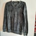 Guess Mens Vintage sweater Rocker Gothic biker size Medium