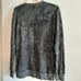 Guess Mens Vintage sweater Rocker Gothic biker size Medium