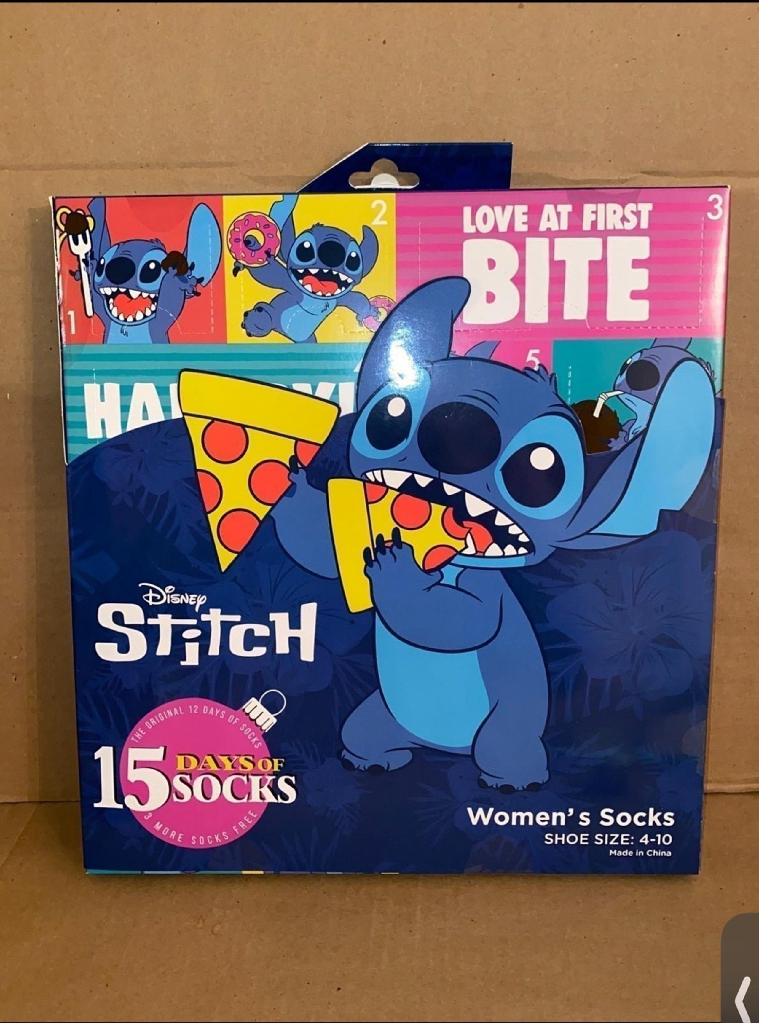 Disney Stitch 15 Days of Socks