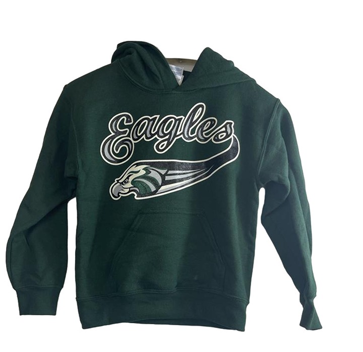 Gildan Youth Philly Pullover Hoodie Green Shade -