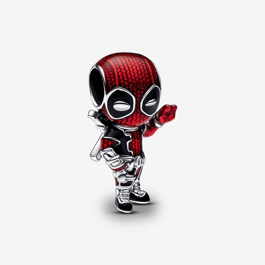 Pandora Marvel Deadpool Charm With Original Gift Box