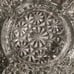 CRYSTAL ROUND SALAD DISH WITH 4 SEGMENTS AND ONE IN THE CENTER 10 X1.5 zz
