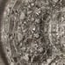 CRYSTAL ROUND SALAD DISH WITH 4 SEGMENTS AND ONE IN THE CENTER 10 X1.5 zz