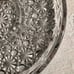 CRYSTAL ROUND SALAD DISH WITH 4 SEGMENTS AND ONE IN THE CENTER 10 X1.5 zz