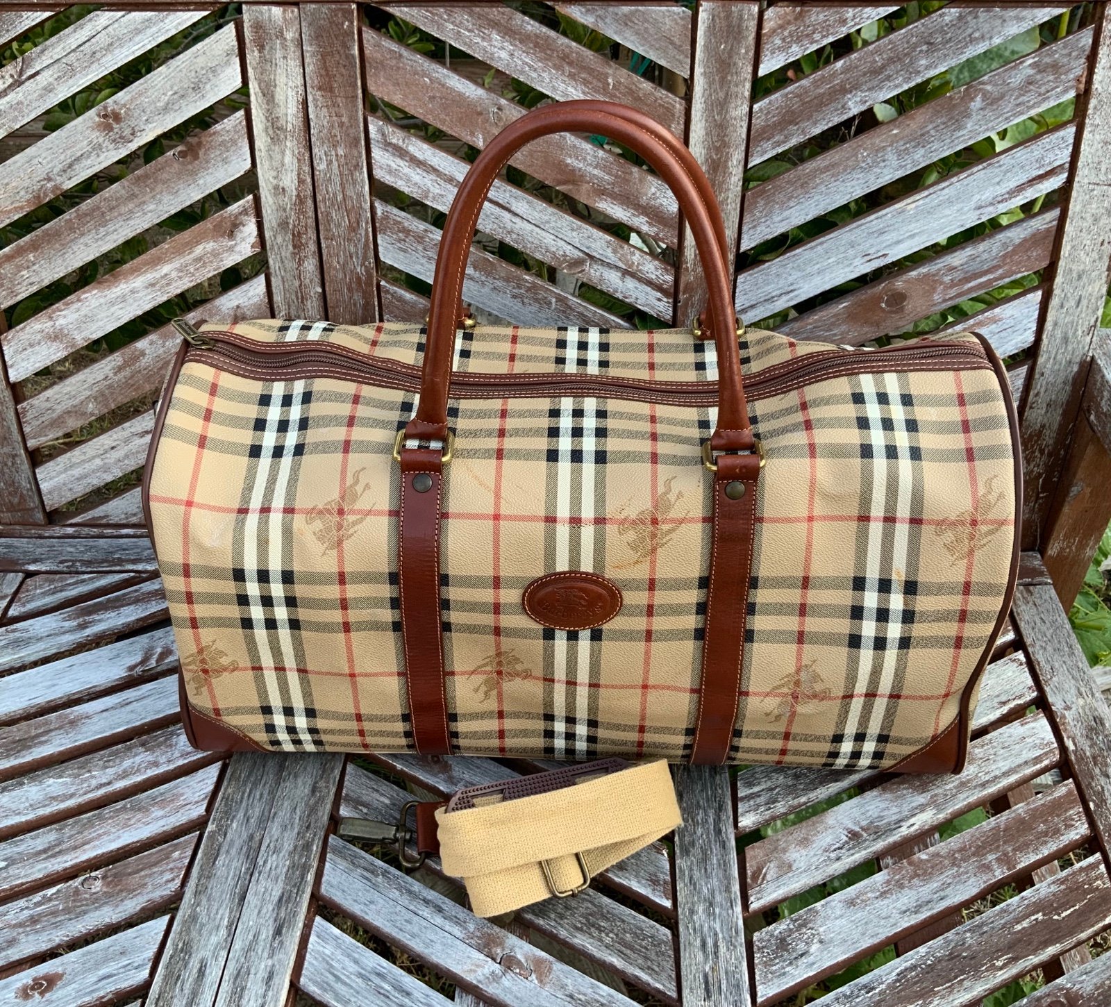Burberry travel bag