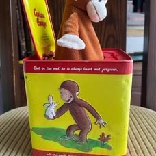 Curious George Jack in the box Musical box
