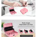 Large Pink Cash Box With Combination Lock