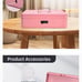 Large Pink Cash Box With Combination Lock
