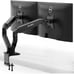 EVEO Premium Dual Monitor Stand 14-27 - Ergonomic Monitor Stands for 2 Monitors